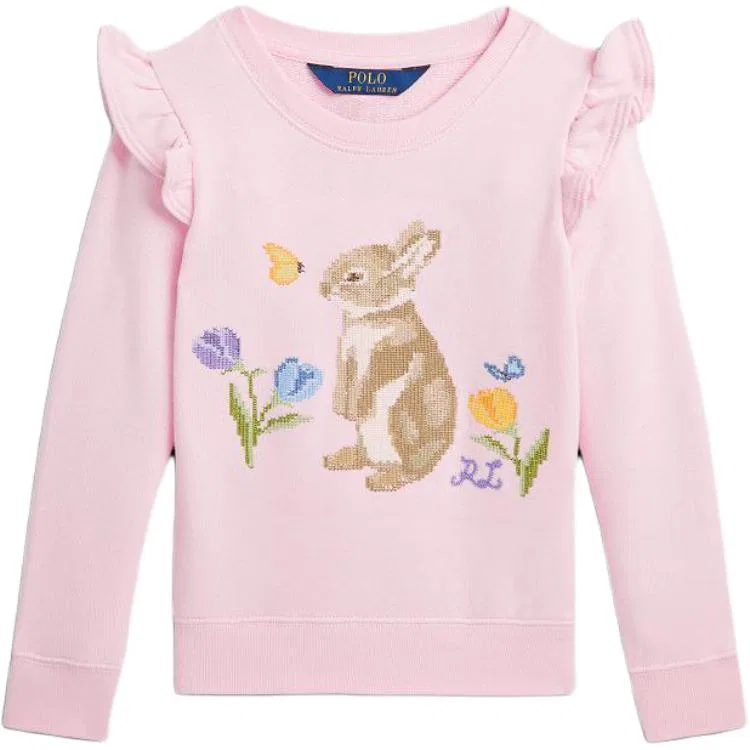Детский свитер с длинным рукавом Polo Ralph Lauren, Light Pink