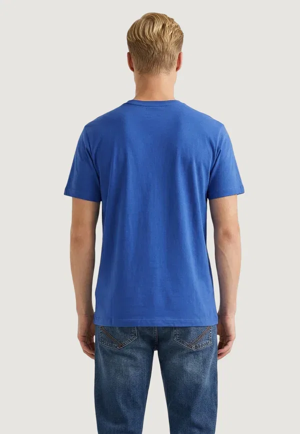 Футболка хлопковая Mick-basic U.S. Polo Assn., light-blue, светло-голубой — фото 4