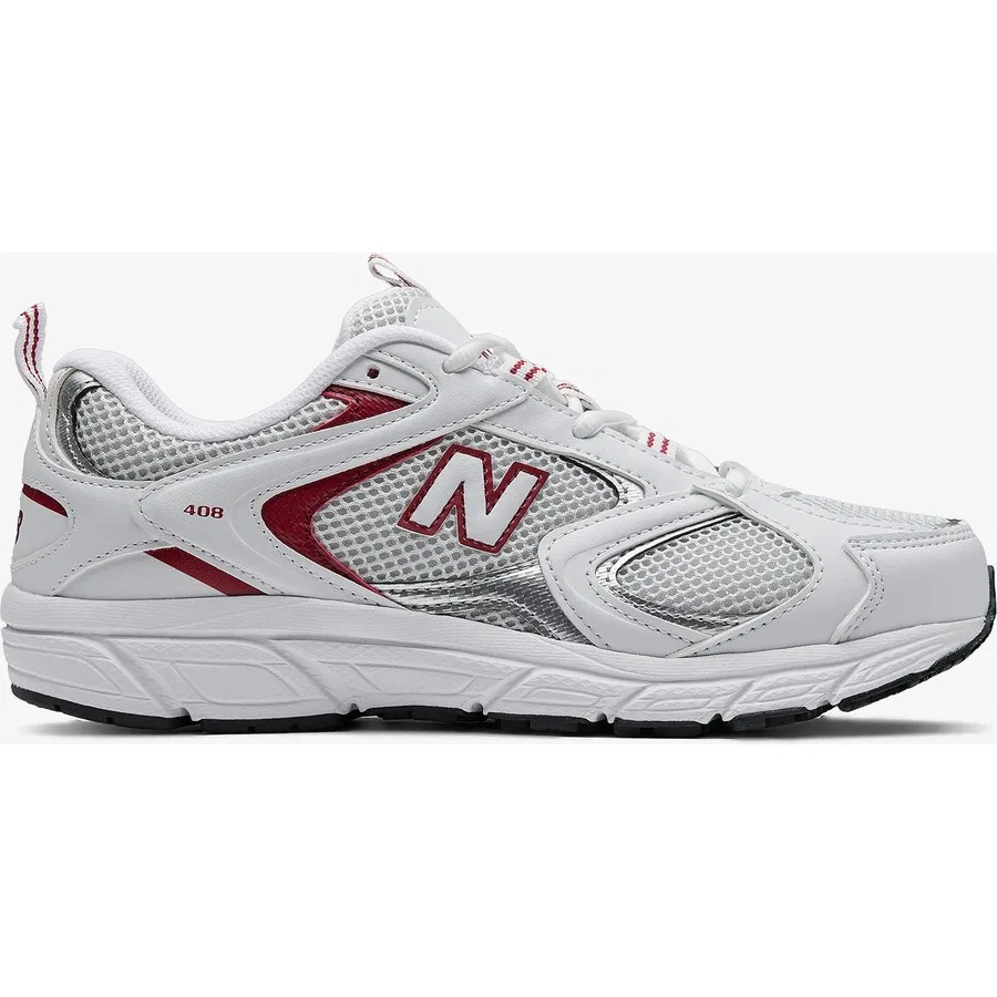 Кроссовки повседневные с шнуровкой 408 New Balance, Белый