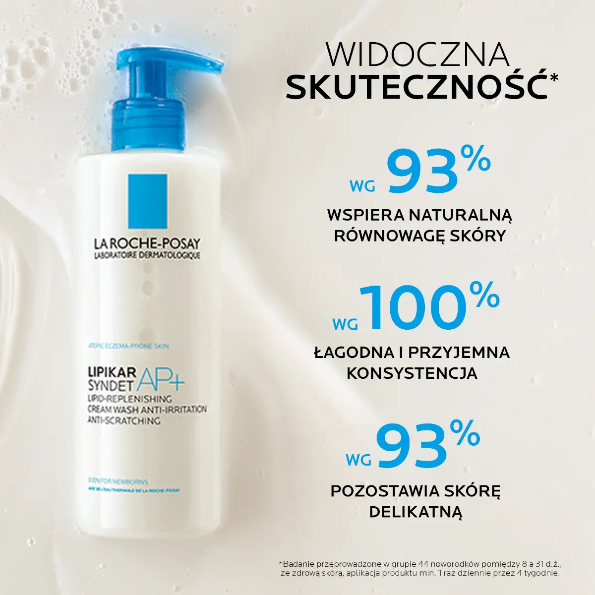 La Roche-Posay Lipikar Syndet AP+ крем для мытья тела, 400 ml — фото 3