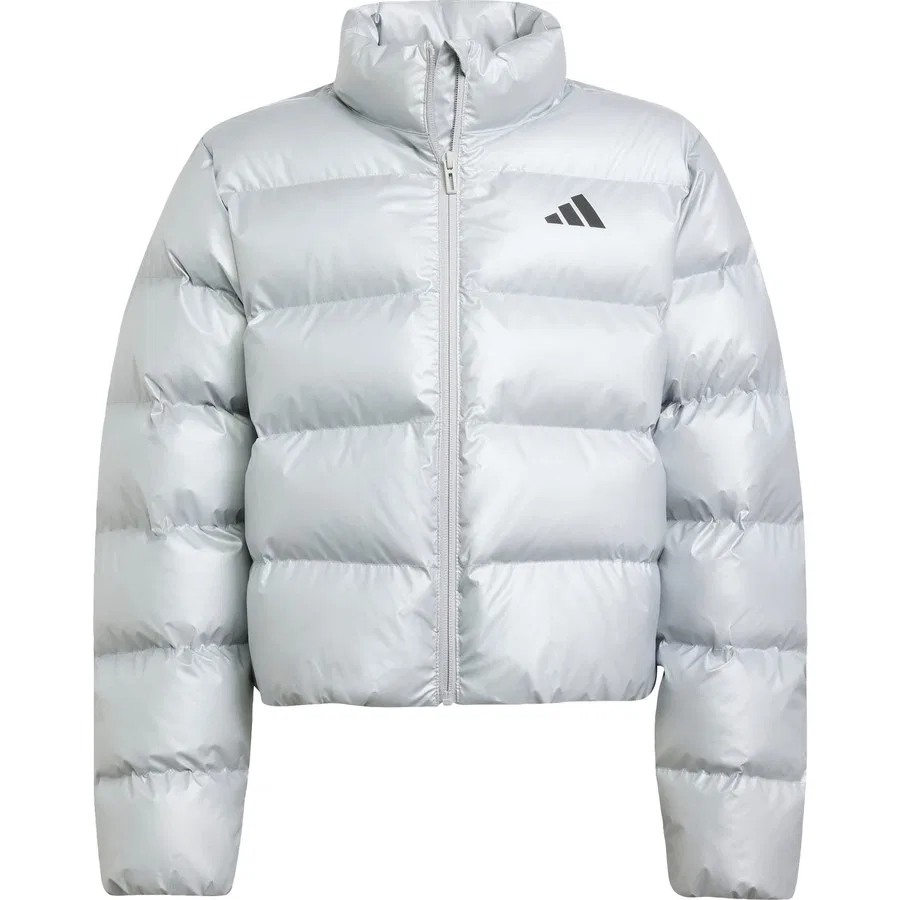 Детская куртка с металлическим покрытием Synthetic Down Glam adidas, Серебристый — фото 3