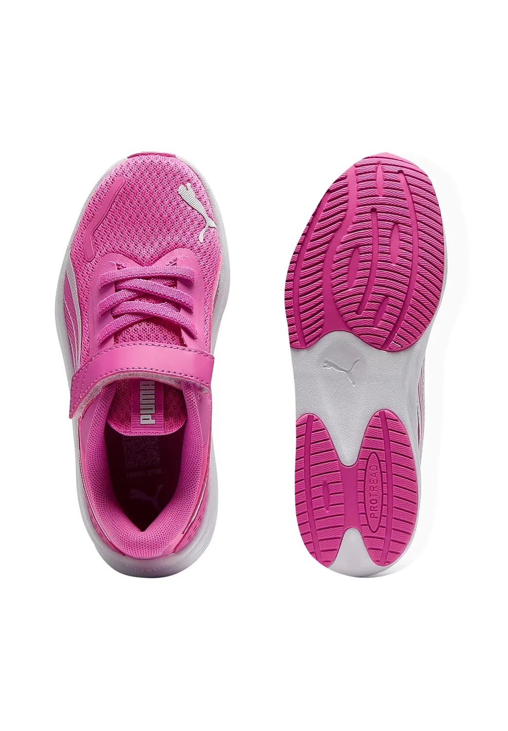 Детские кроссовки с принтом Pounce Lite Puma, Konigliches Lila Weiss Konigliches Lila — фото 3