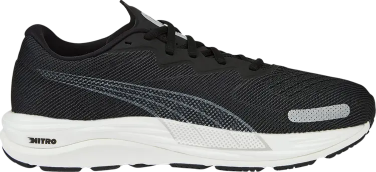 

Кроссовки Puma Velocity Nitro 2 Wide Black Metallic Silver, черный