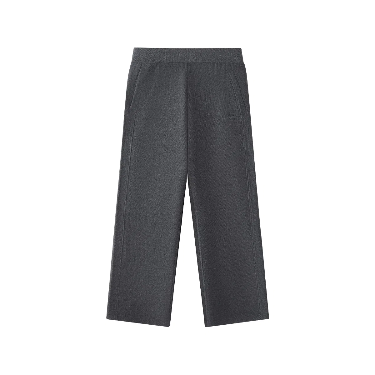 Детские спортивные штаны из трикотажа с принтом FILA KIDS, Dark Heather Gray