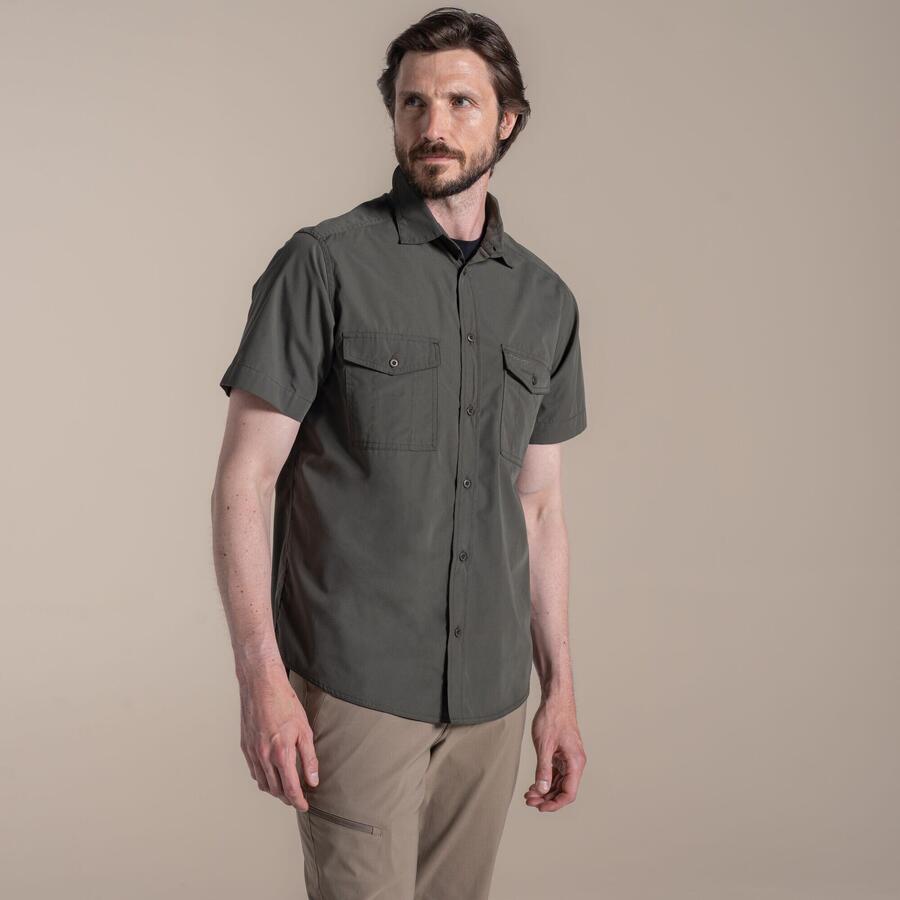 

CRAGHOPPERS Рубашка Kiwi с короткими рукавами и защитой от насекомых для мужчин