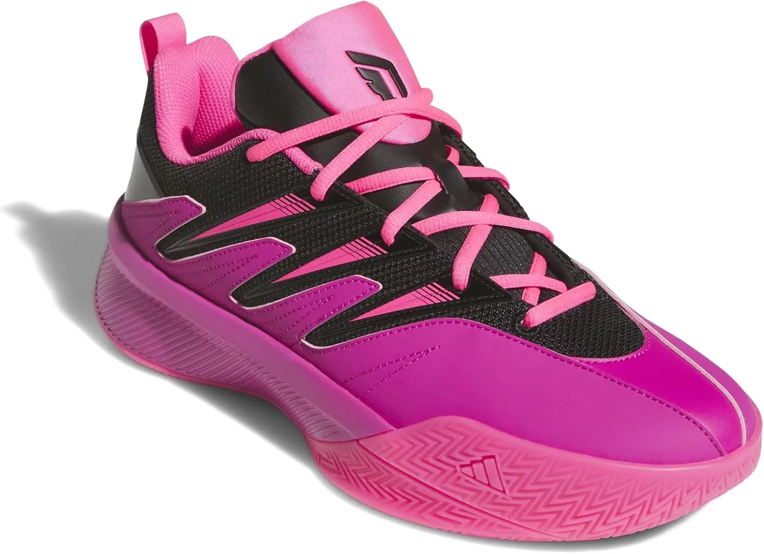 Женские баскетбольные кроссовки Adidas Unisex Certified 3, Lucid Fuchsia Core Black Lucid Pink — фото 4