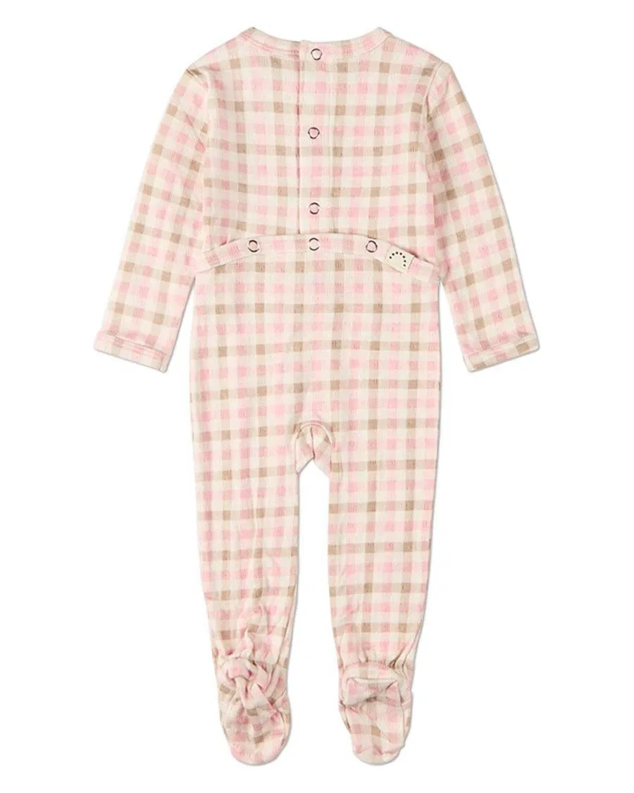 Детский боди-комбинезон с длинным рукавом MeMoi, Pink — фото 2