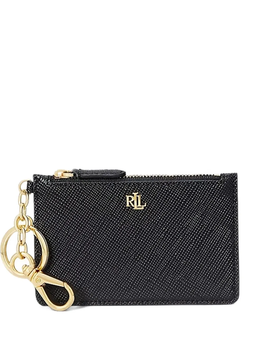 

Кардхолдер с логотипом Lauren Ralph Lauren, черный
