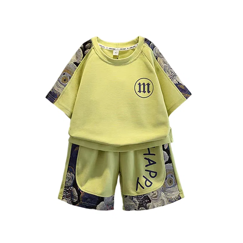 Детский спортивный комплект из футера Lanza, Light Green