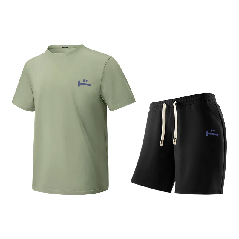 Детский спортивный комплект с логотипом Palm Green Blue Mood, Black Blue Mood MINISO, Palm Green/Black