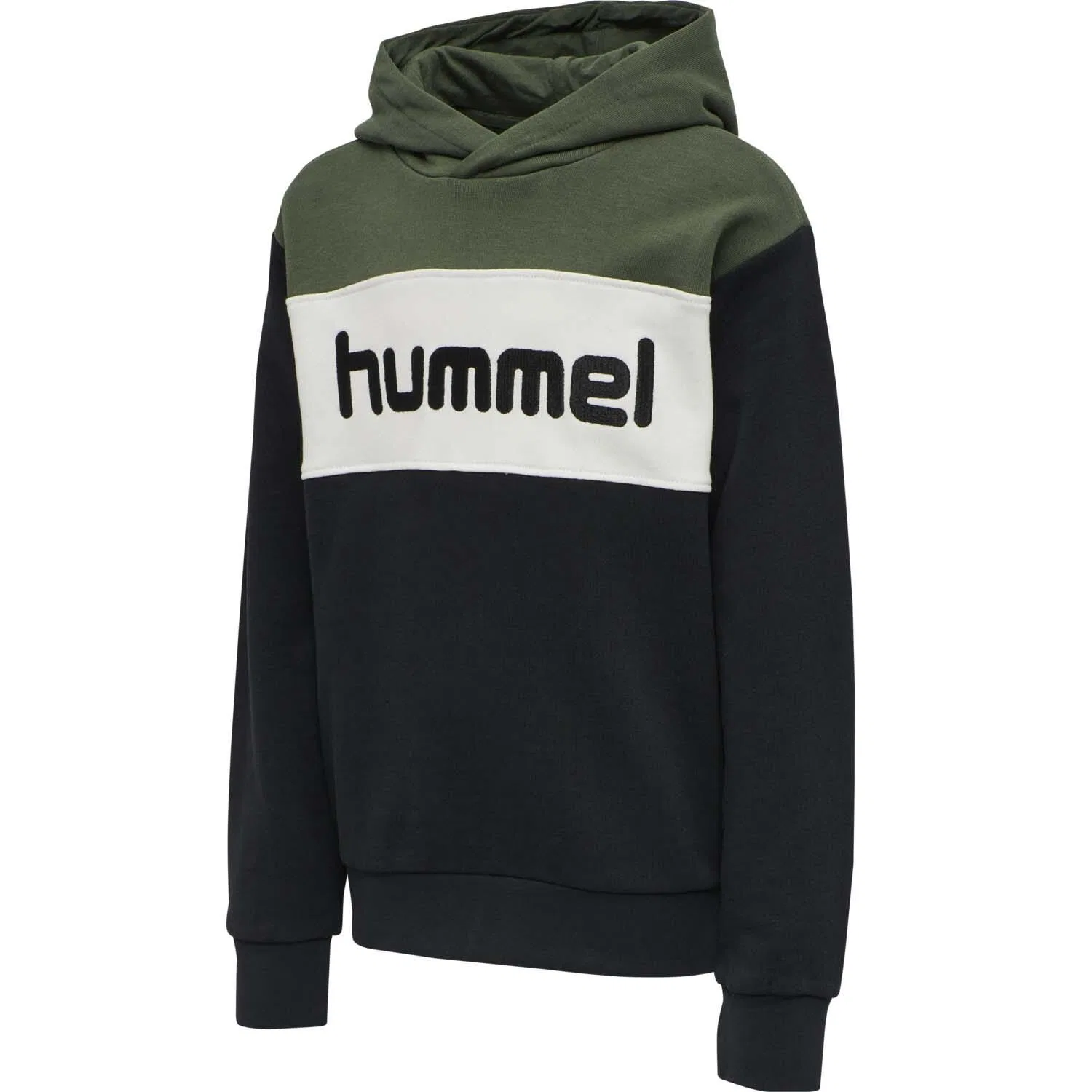 Детское худи MORTEN HOODIE Hummel, Olivgrun Schwarz