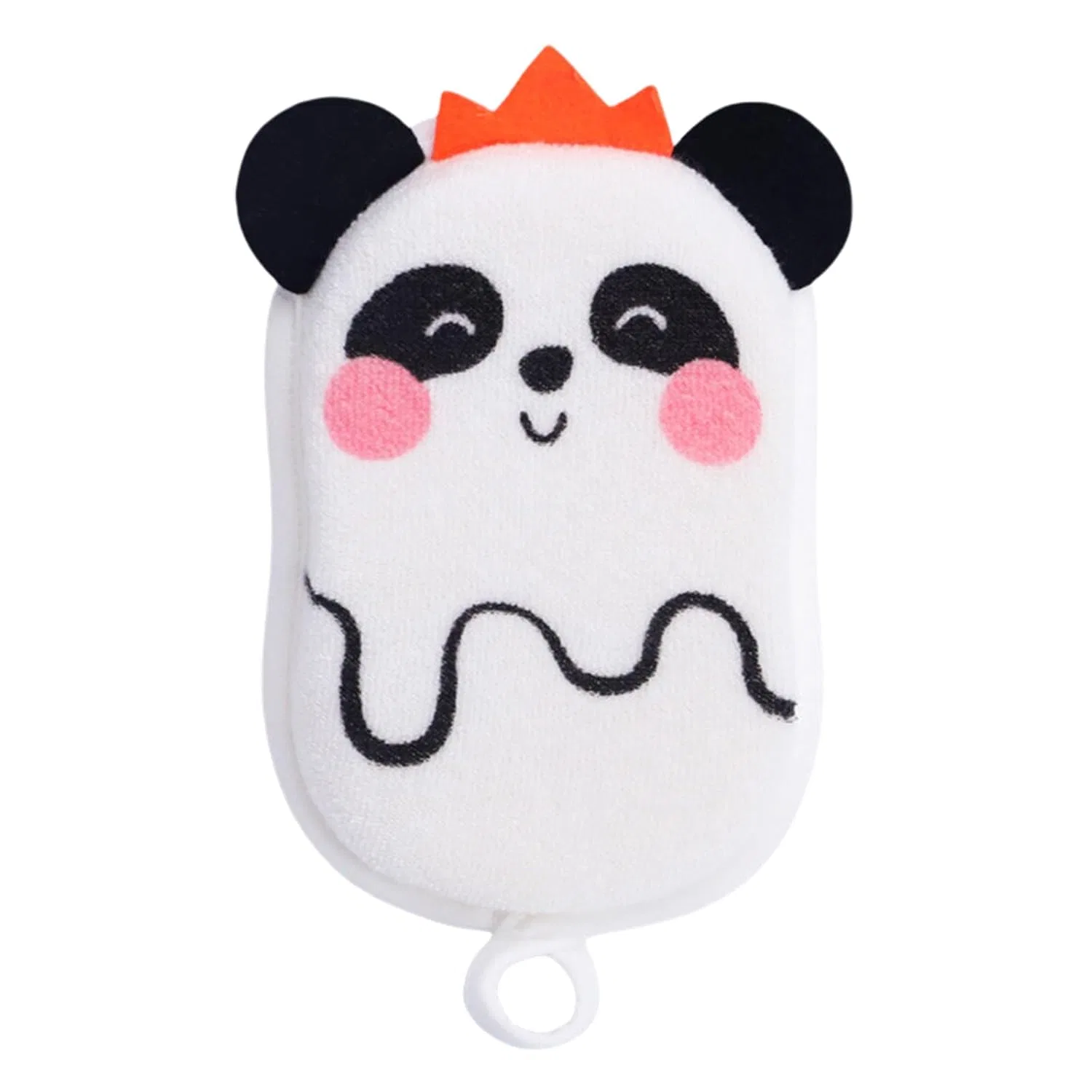 Детская мочалка для купания, мягкая, Panda, Weiß, Avejjbaey — фото 3