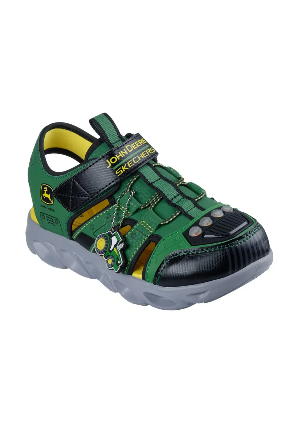 Сандалии John Deere Hypno-Splash для ходьбы Skechers, Green Black Yellow — фото 2