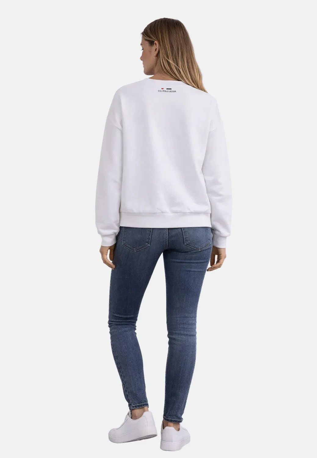 Женский свитшот U.S. Polo Assn., White — фото 4