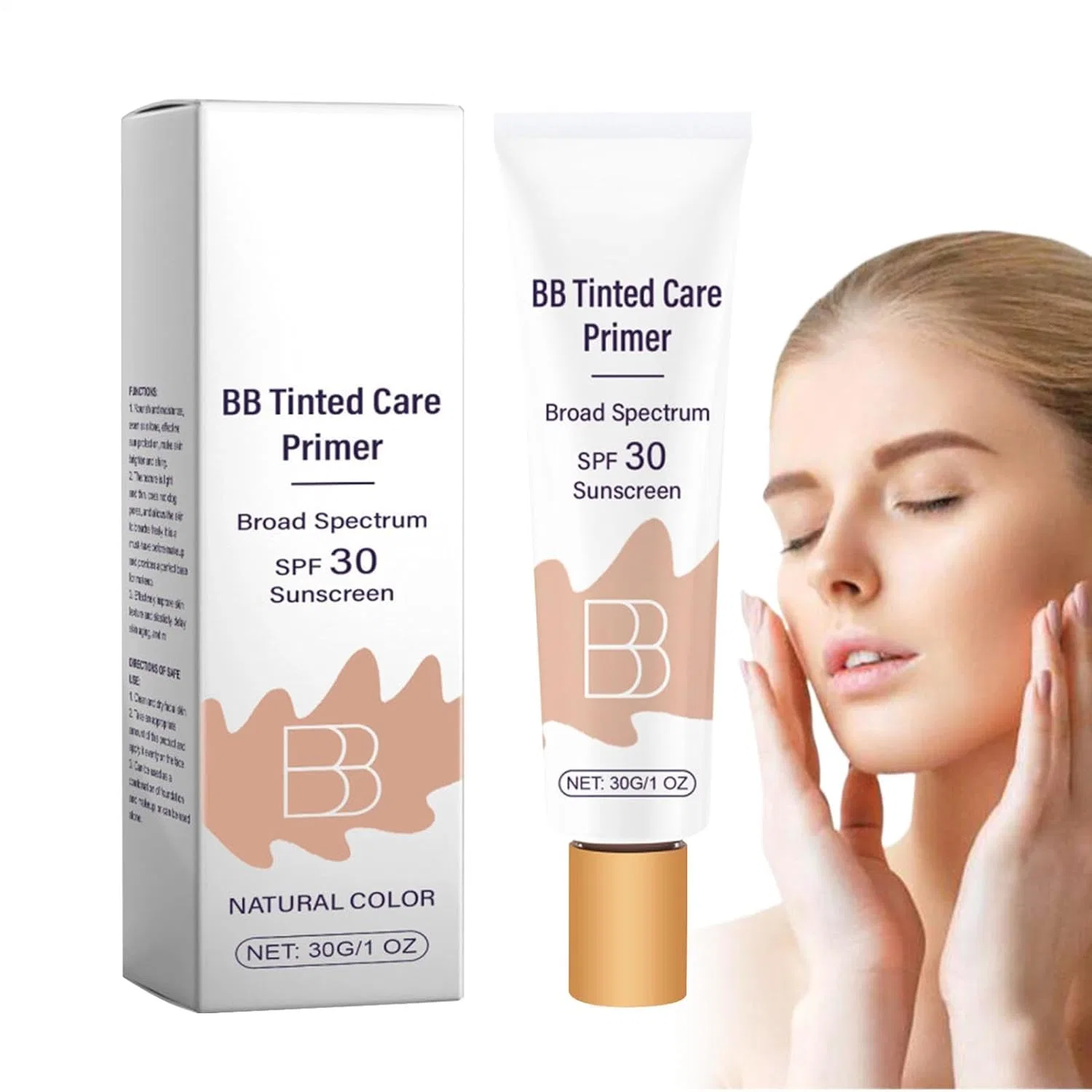 BB Cream увлажняющая, Genérico, 12.3x3.9 см, Natural color