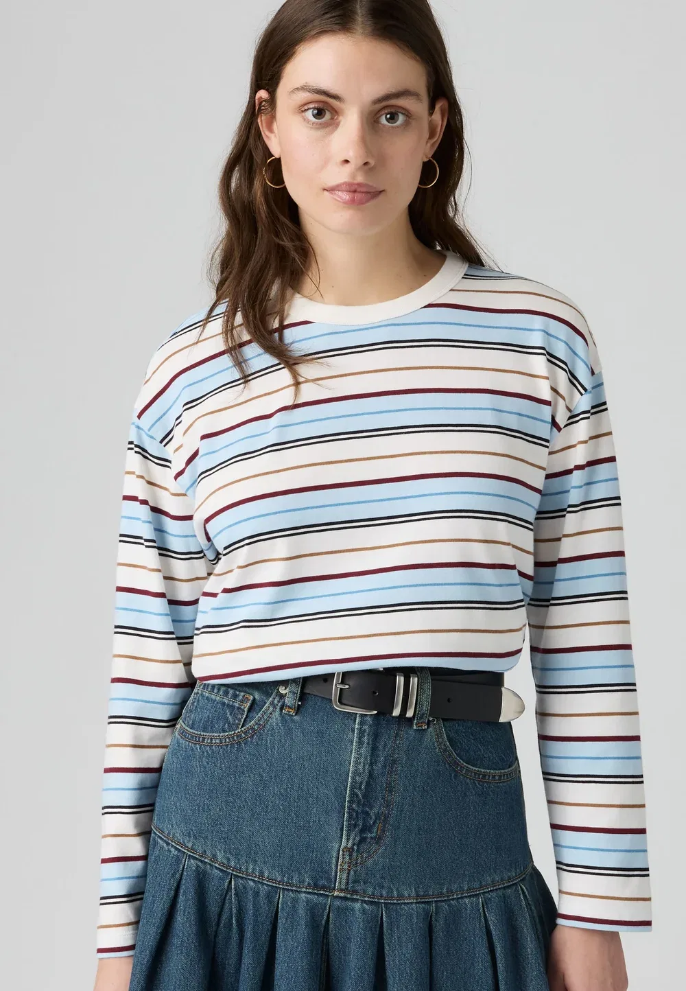 Винтажная блузка с длинными рукавами Levi'S, Wednesday Egret