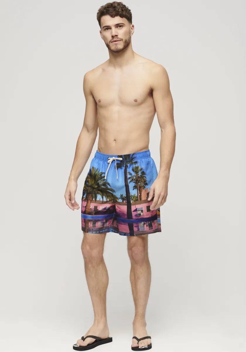 

Шорты для плавания Superdry "SD-PHOTOGRAPHIC 17" SWIM SHORT", синий
