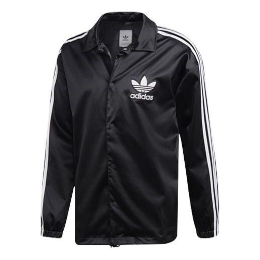 

Куртка adidas originals Men's Satin Coach Jacket, черный