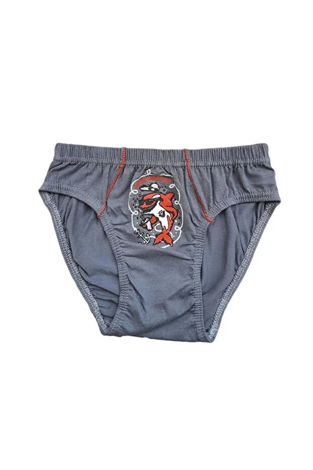 Детское нижнее белье для мальчиков хлопковое комплект 12 шт Tutku Underwear Entaha, Mixed — фото 4