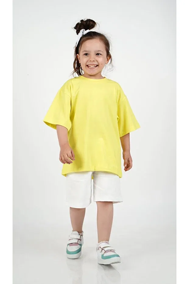 Детская футболка для мальчиков оверсайз C.C.L. Coccolin Kids Baby Clup, Yellow — фото 3