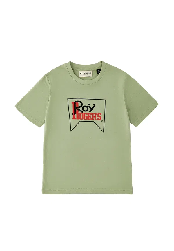 Футболка с принтом Print t-shirt Roy Rogers, tea green, зеленый