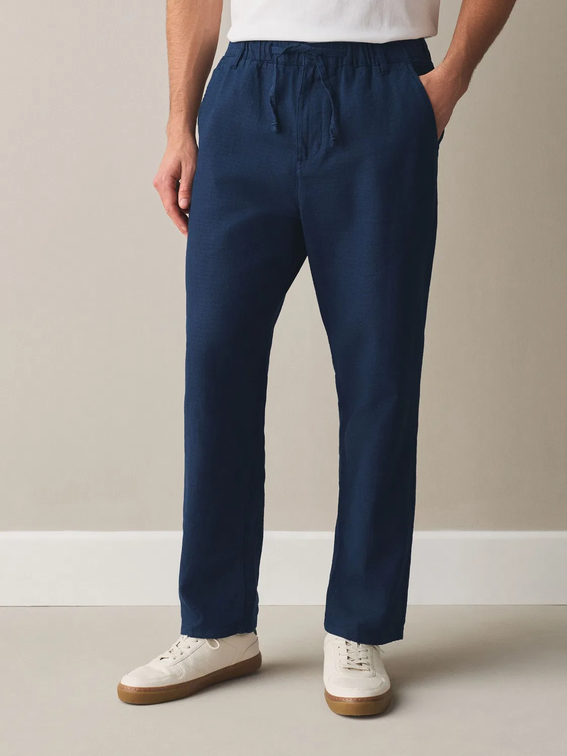 Брюки Regular Tapered Fit Next, Indigo Blue — фото 2
