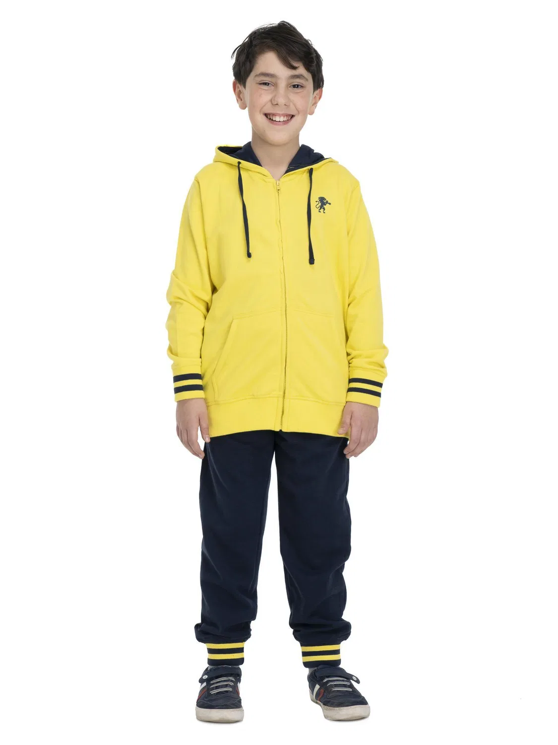 Детский спортивный костюм с капюшоном Welcome Back Leone 1947 Apparel, Gelb