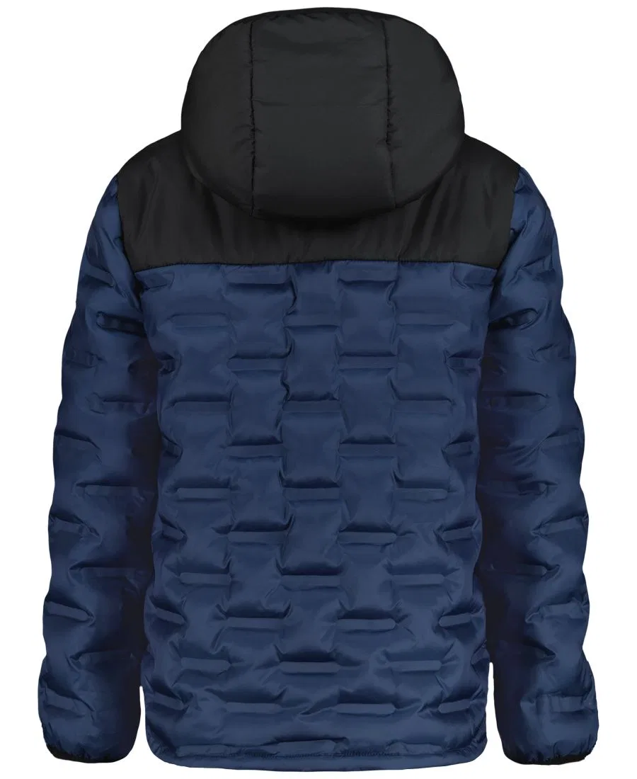 Детская куртка-пуховик с капюшоном, длинным рукавом, на молнии, Solid Blue Under Armour, Navy — фото 2