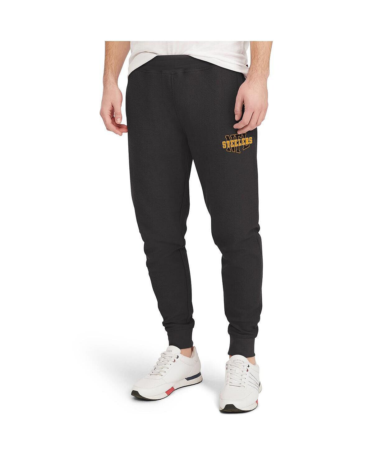 

Мужские черные брюки pittsburgh steelers mason jogger Tommy Hilfiger, черный