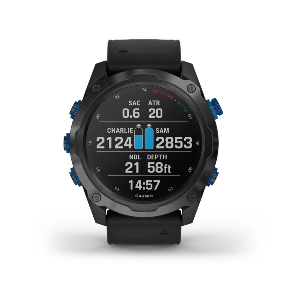 

Умные часы Garmin Descent MK2i, 1.4", Wi-Fi, титановый серый/черный