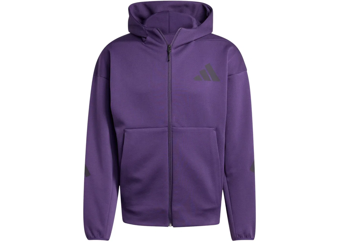 Мужская куртка с капюшоном на молнии Jacket Adidas, Aurora Plum