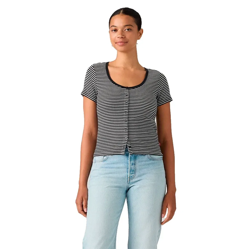 Женская футболка с коротким рукавом Austen Levi's, Grey