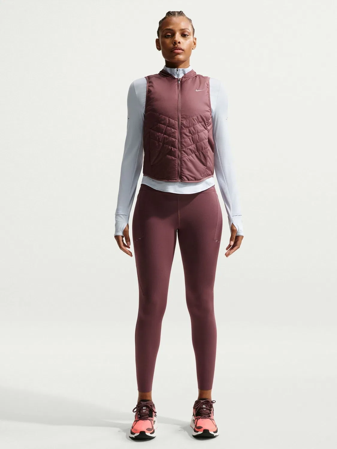 Жилет беговой Nike Tempo Repel Warm, Tattoo Brown