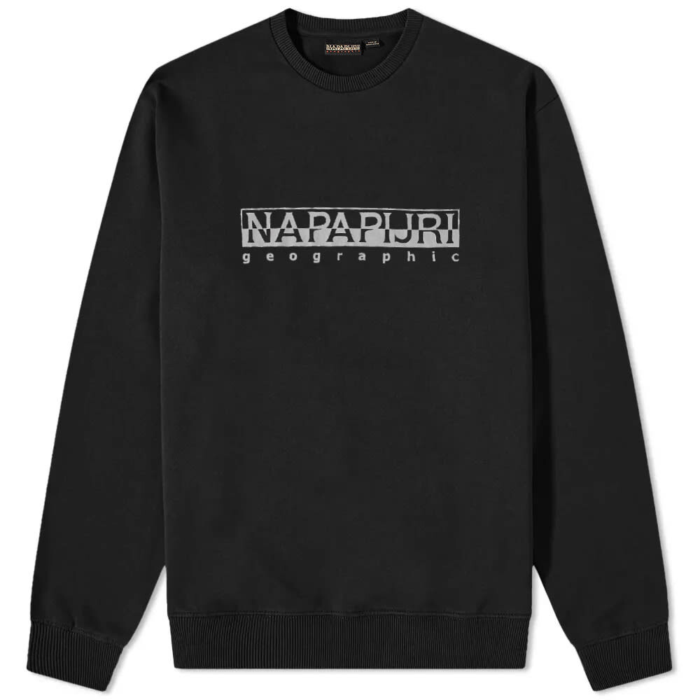 

Толстовка Napapijri Box Logo Crew Sweat, Серый, Толстовка Napapijri Box Logo Crew Sweat