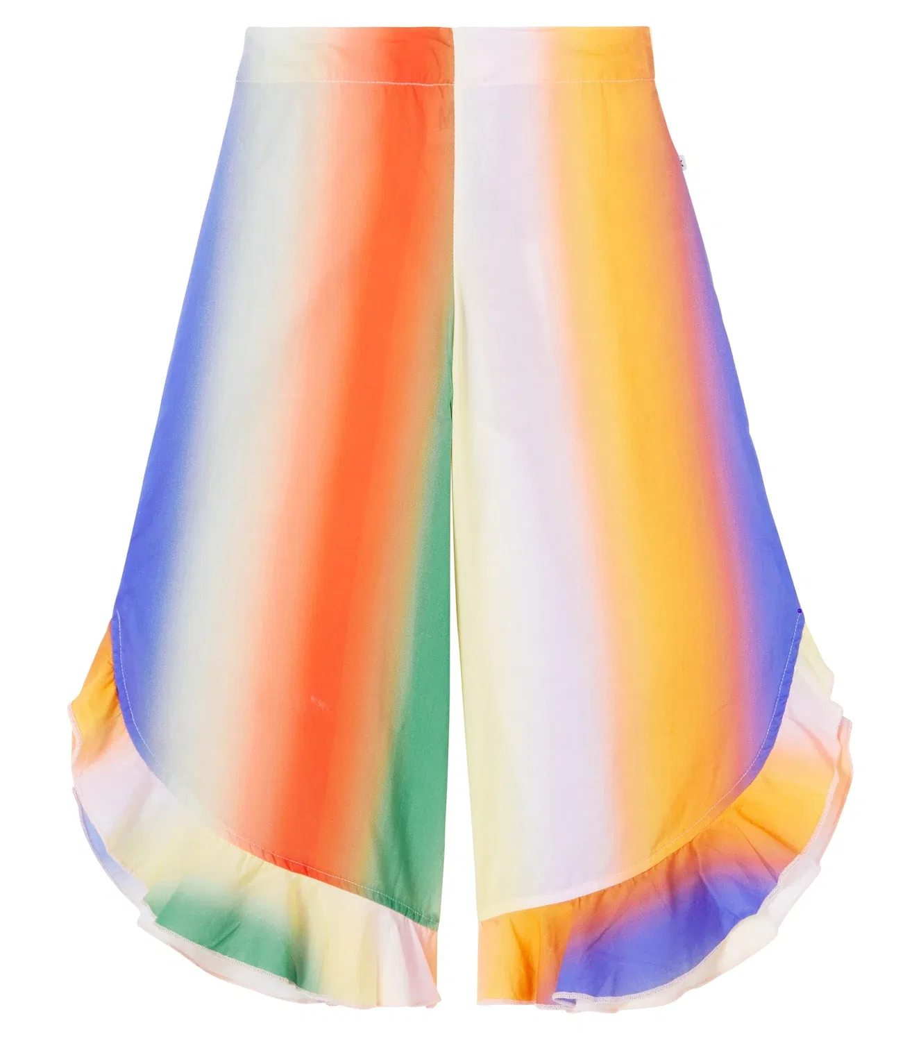 Брюки хлопковые с оборками Big Rainbow Molo, мультиколор