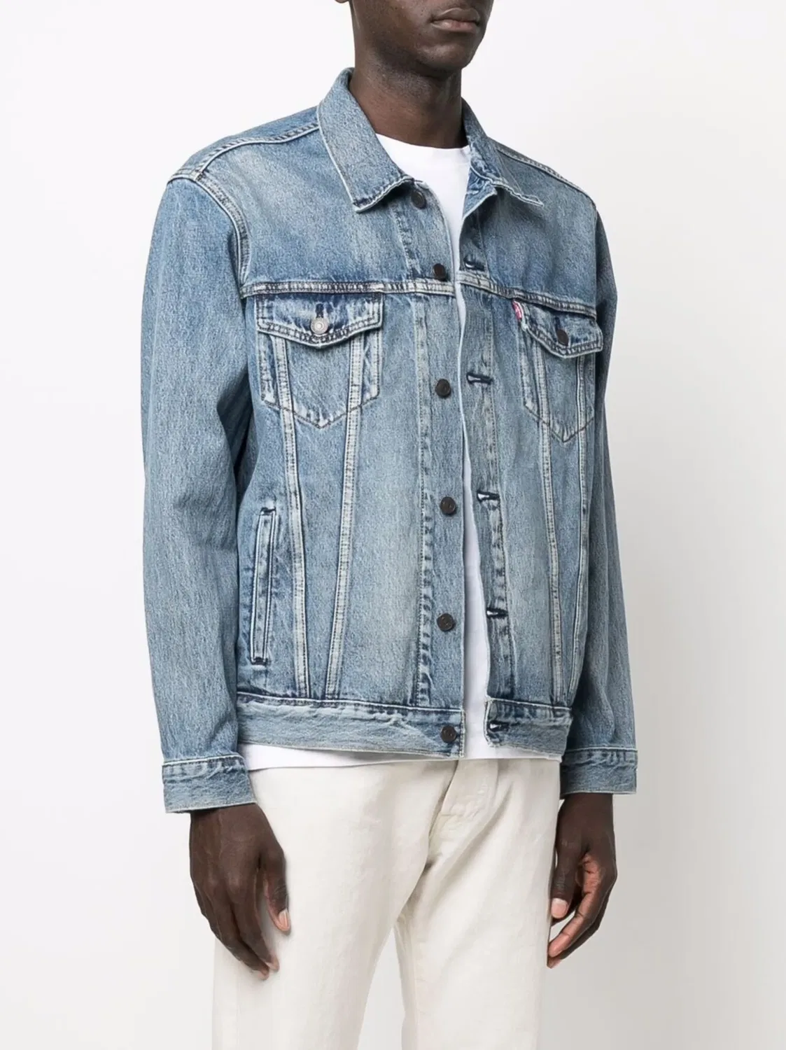 Levi's Джинсовая куртка Skyline, синий — фото 4