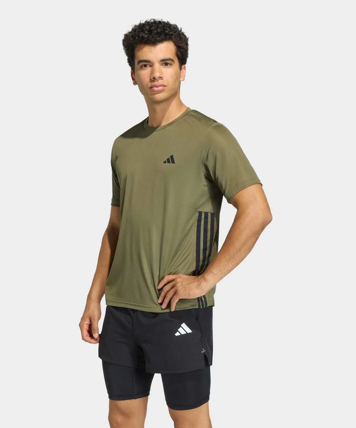 Мужская футболка с длинным рукавом regular fit Adidas, Green