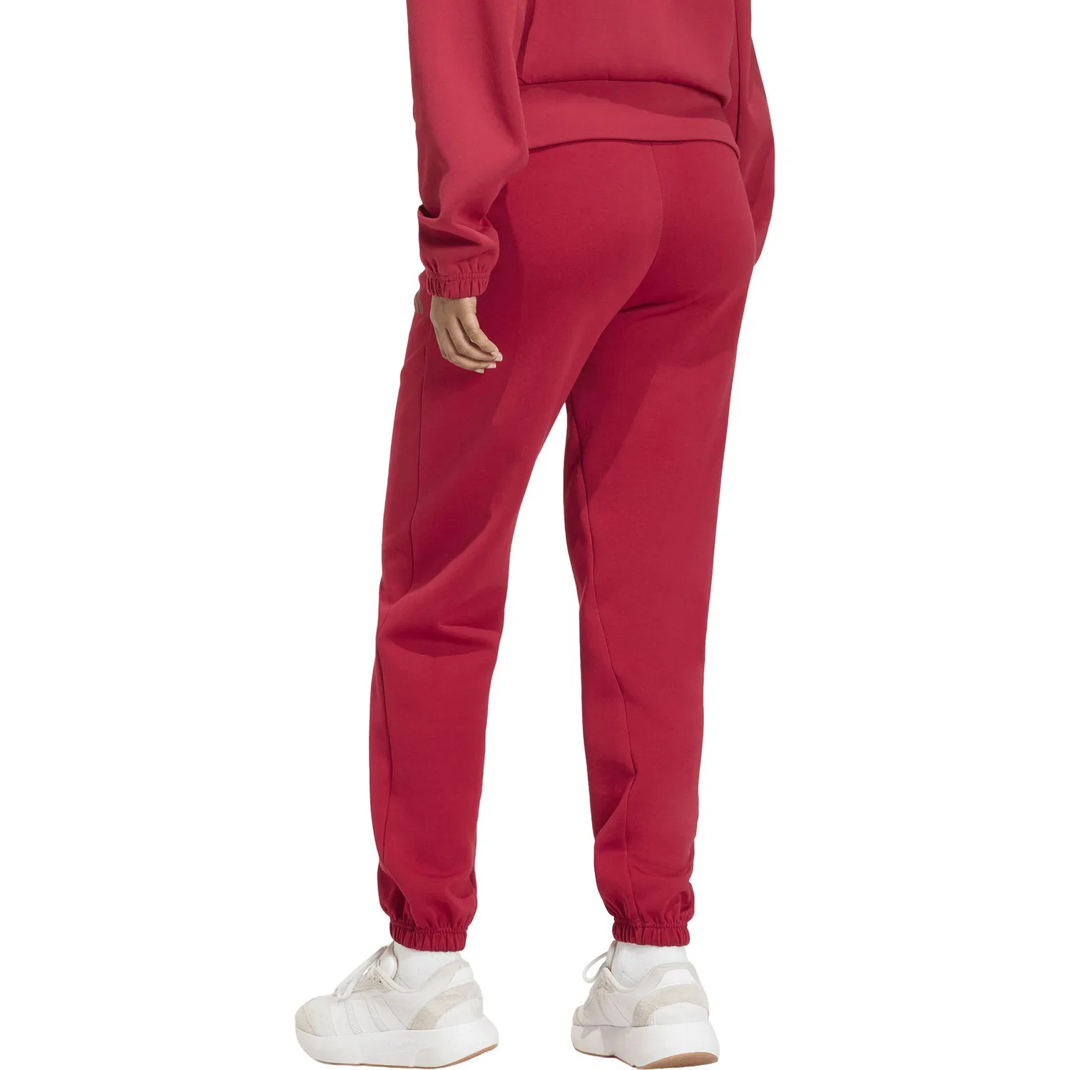 Зауженные брюки Adidas Performance красного цвета — фото 3