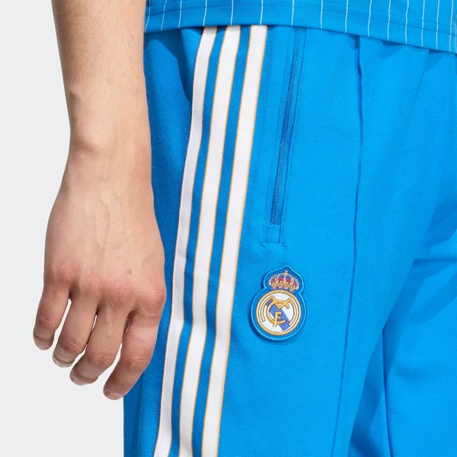Спортивные штаны с эластичным поясом Real Icon TP adidas, Синий — фото 4