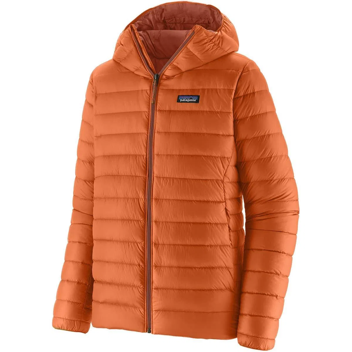Пуховое пальто с капюшоном Down Sweater Hoody Patagonia, Redtail Rust