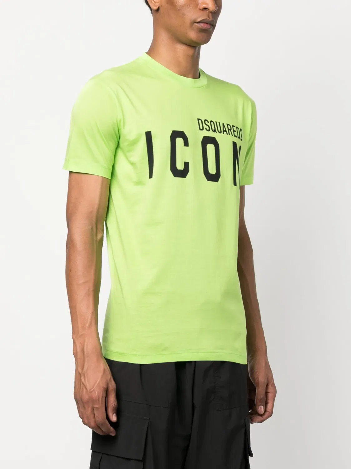 Футболка с принтом Icon Dsquared2, зеленый — фото 3