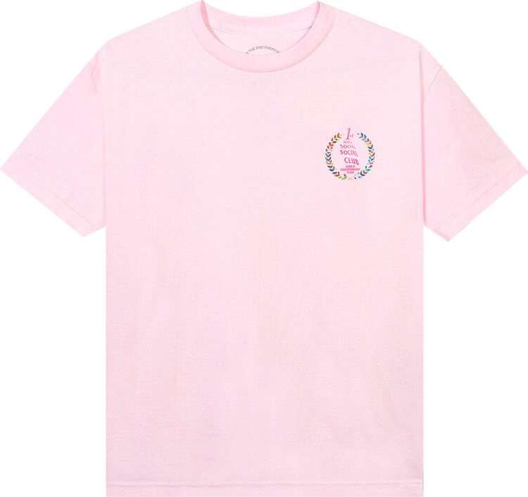 

Футболка Anti Social Social Club Suzuka Tee 'Pink', розовый