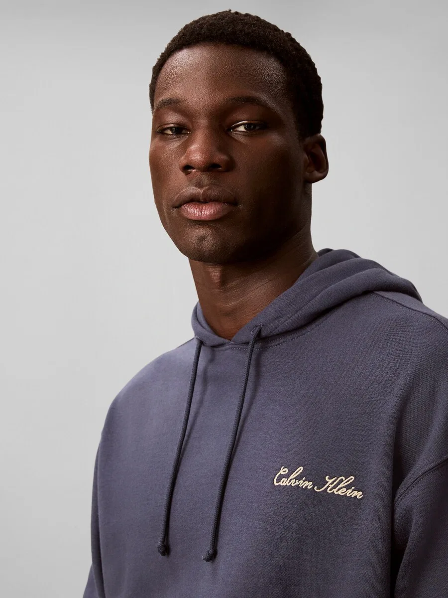 Толстовка Calvin Klein цвета морской синевы — фото 3