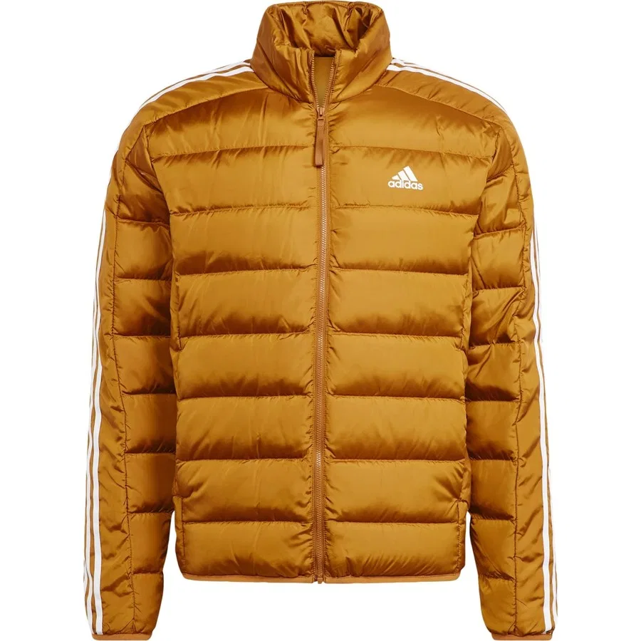 Куртка утепленная с принтом Sportswear Essentials 3-Stripes Light Down adidas, Бронзовый — фото 4
