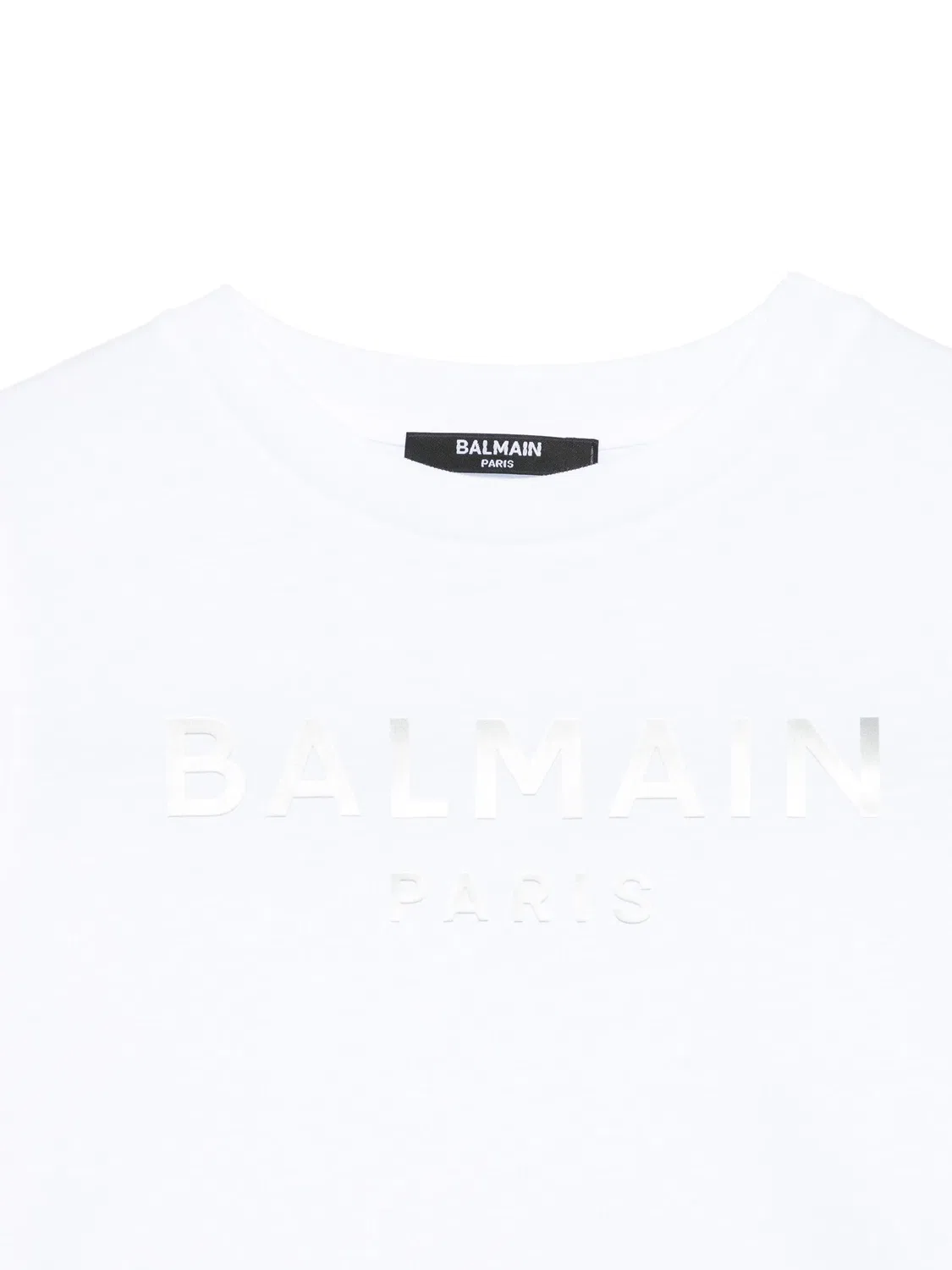 Balmain Футболка из белого хлопка — фото 3
