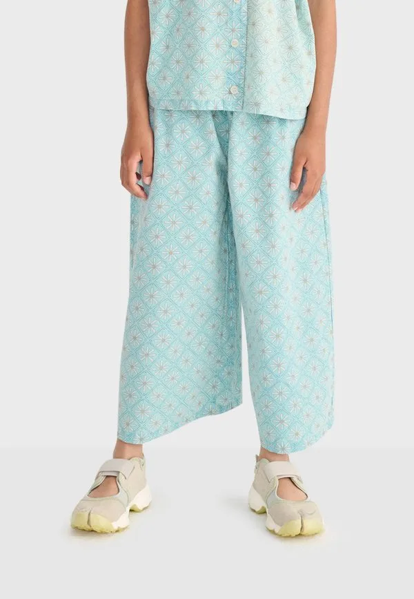 Брюки с мозаичным рисунком «маргаритка» Bobo Choses, Light Blue — фото 2
