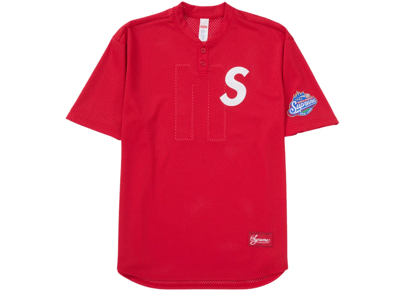 Мужская футболка-поло с принтом Henley Supreme, Red