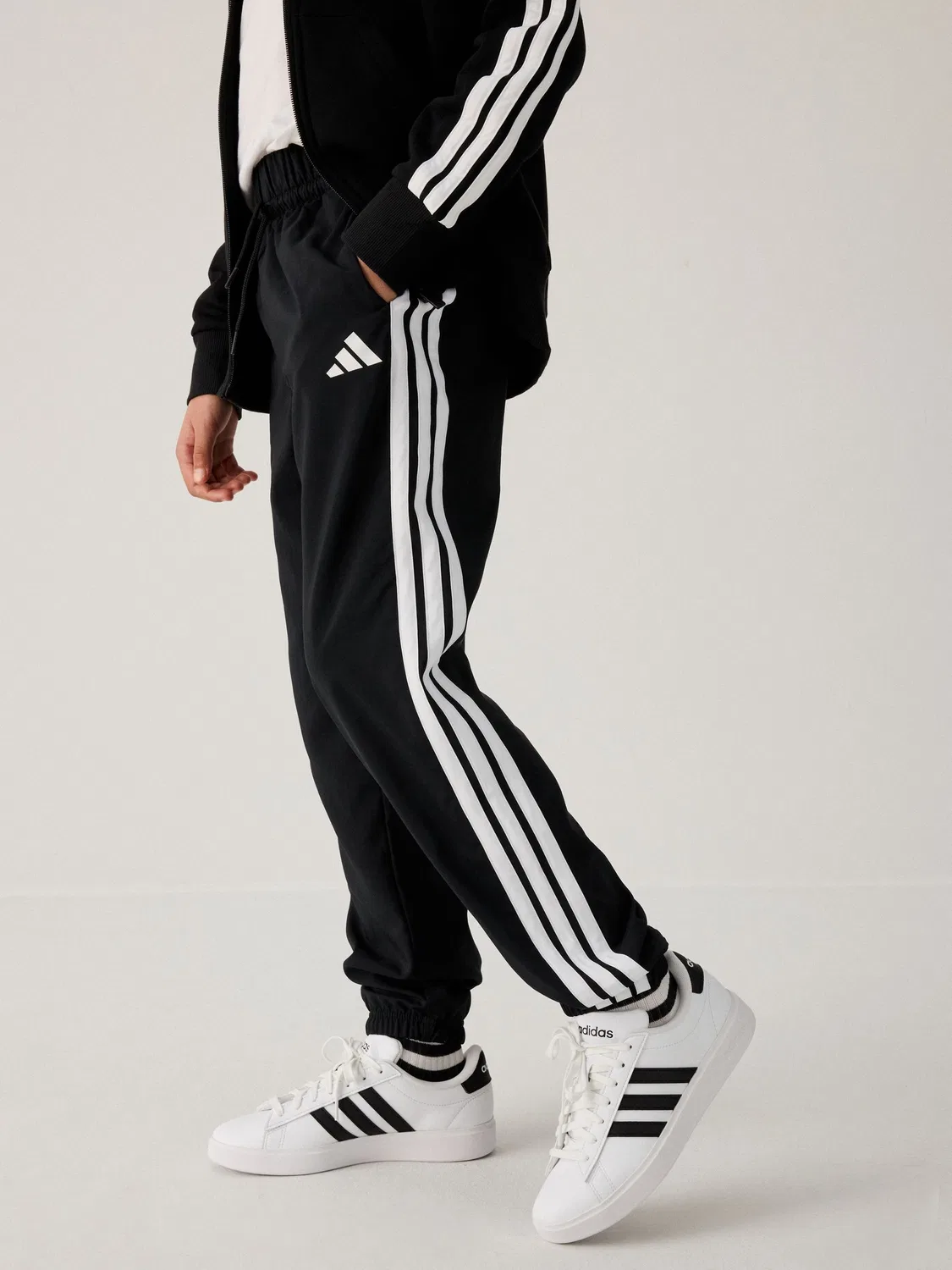 Джоггеры Climacool Kids adidas, черный — фото 2
