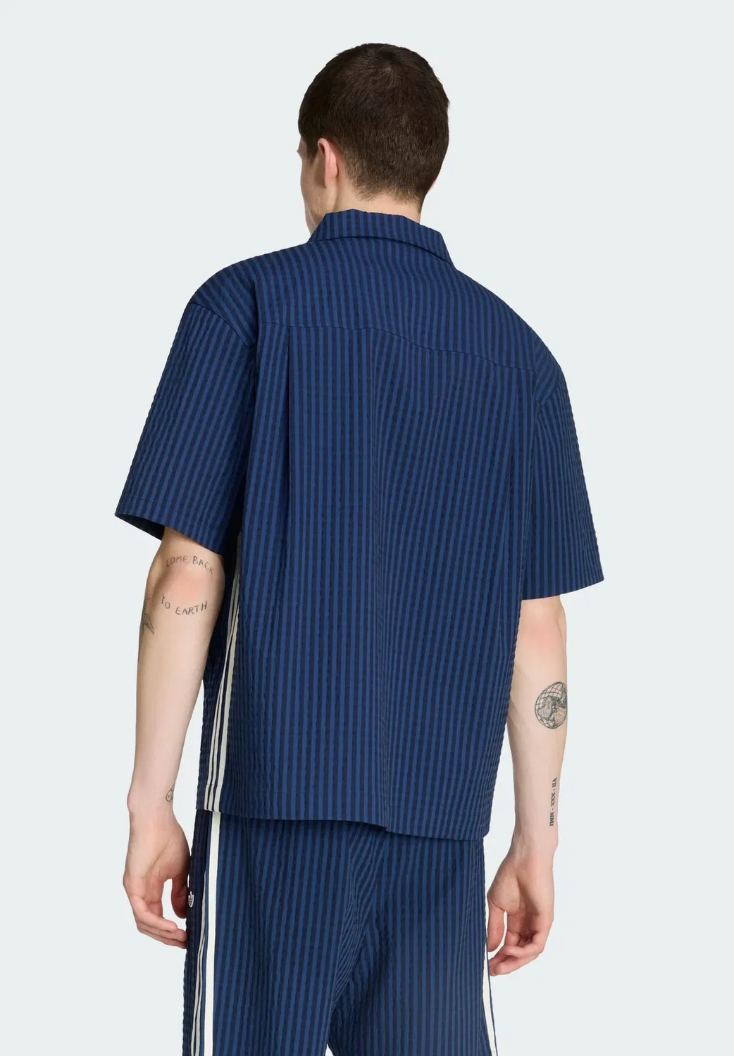 Рубашка курорта 2 - рубашка Adidas Originals, Night Indigo/Night Marine — фото 2