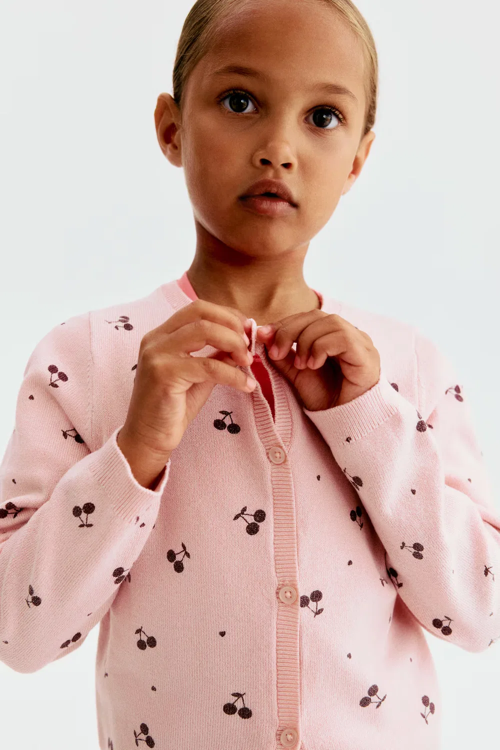 Кардиган с узором H&M, Helles Mattrosa/Kirschen — фото 3